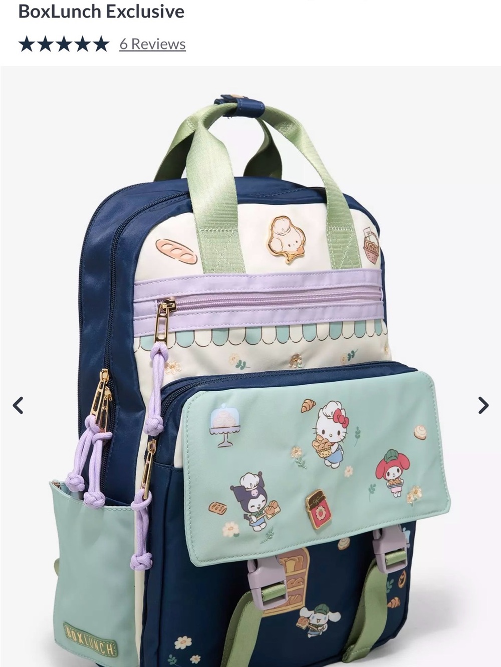 Hello Kitty backpack From LunchBox NWT